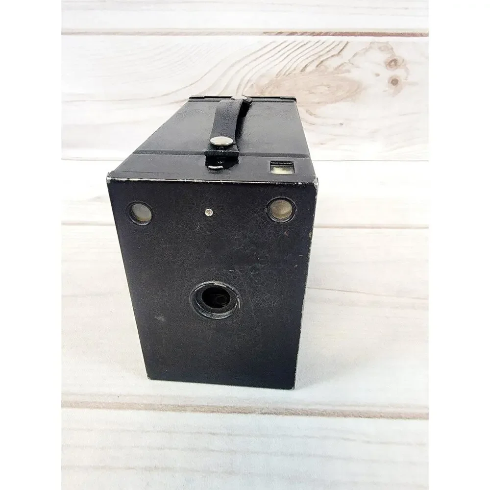 Kodak Hawk-Eye No. 2 Model Box Camera 520 Film Vintage, Black